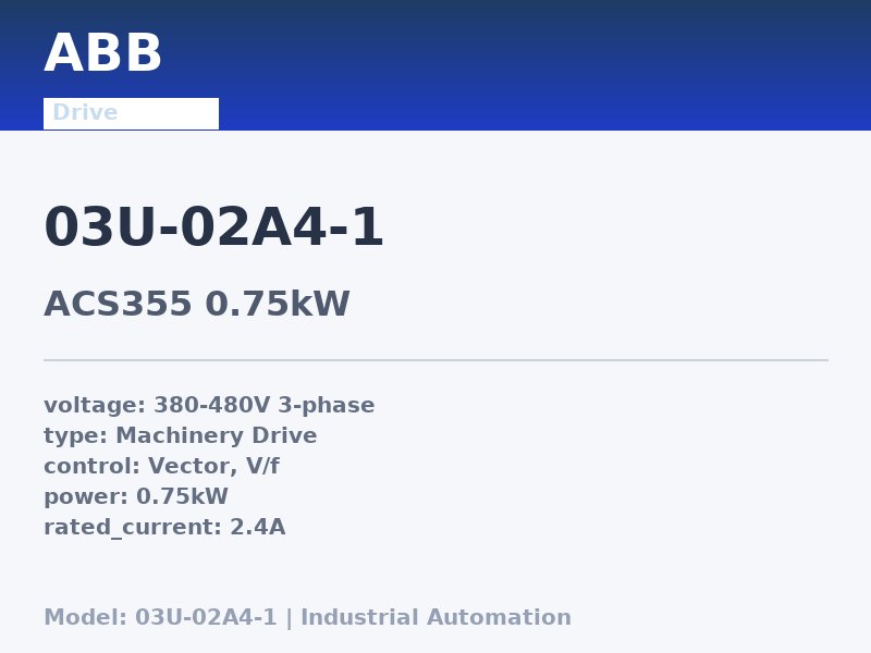 ABB 03U-02A4-1