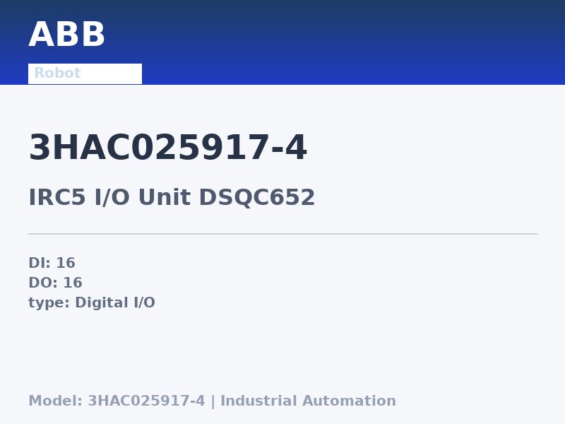 ABB 3HAC025917-4