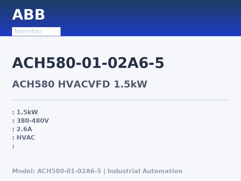 ABB ACH580-01-02A6-5