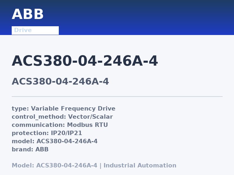 ABB ACS380-04-246A-4