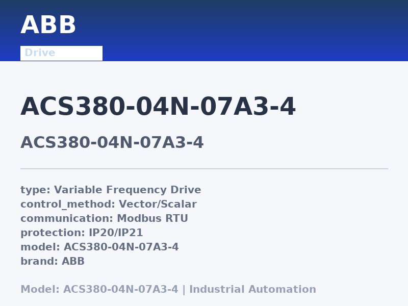 ABB ACS380-04N-07A3-4