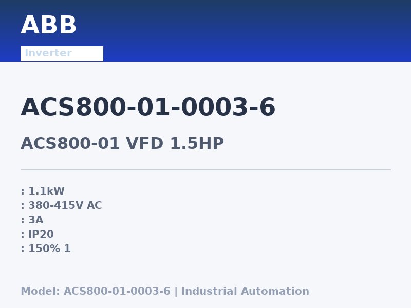 ABB ACS800-01-0003-6