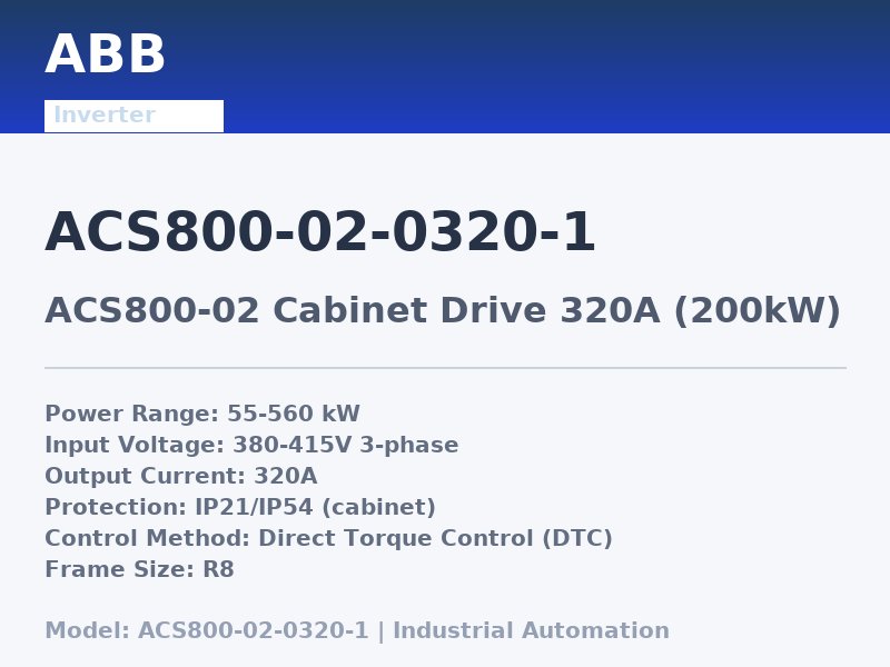 ABB ACS800-02-0320-1