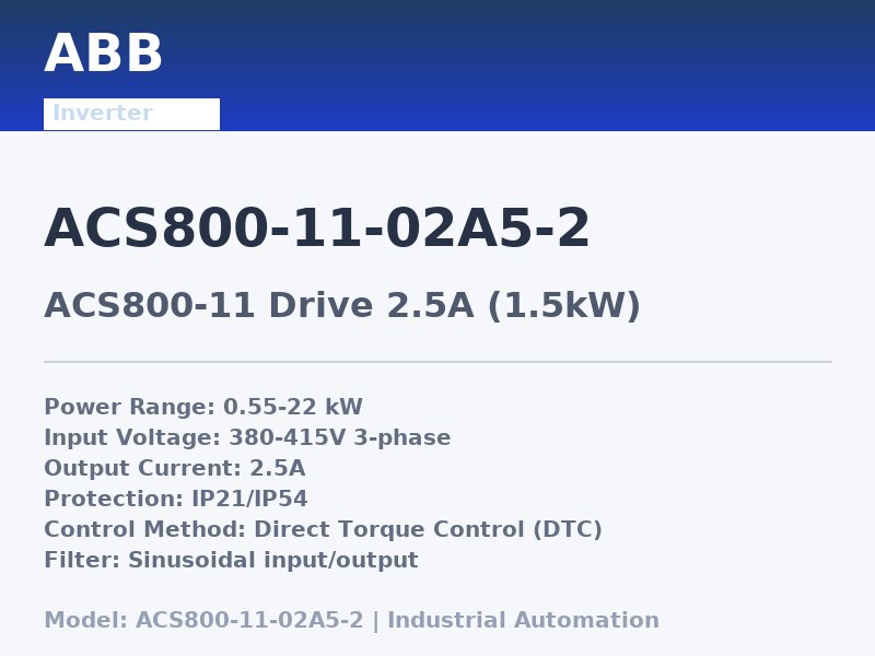 ABB ACS800-11-02A5-2