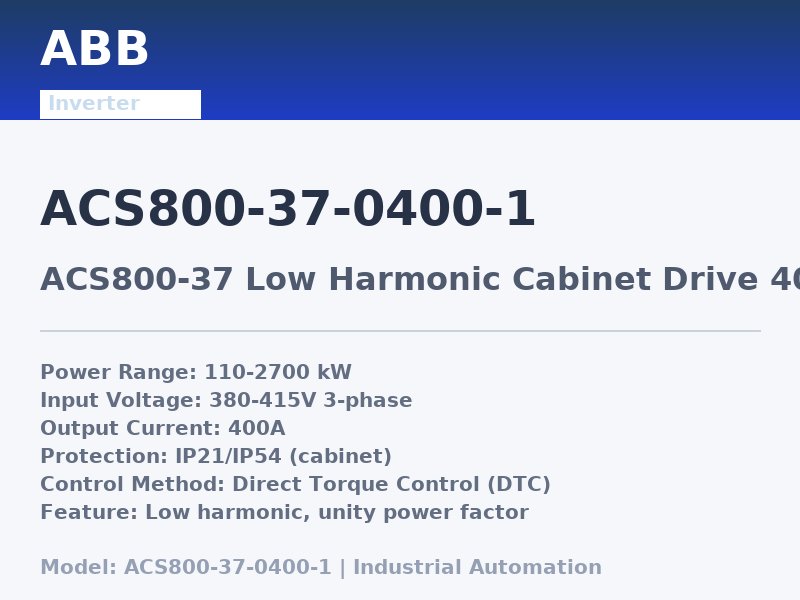 ABB ACS800-37-0400-1