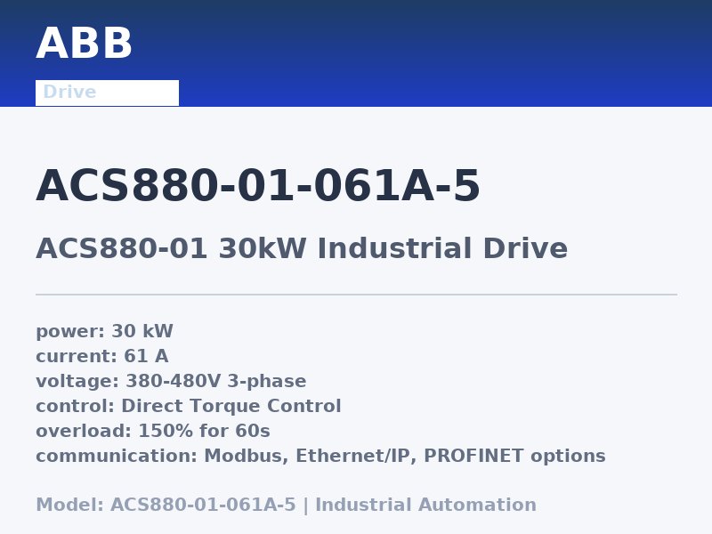ABB ACS880-01-061A-5