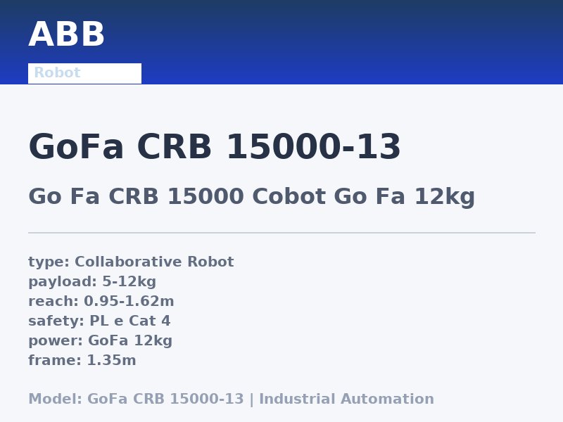 ABB GoFa CRB 15000-13