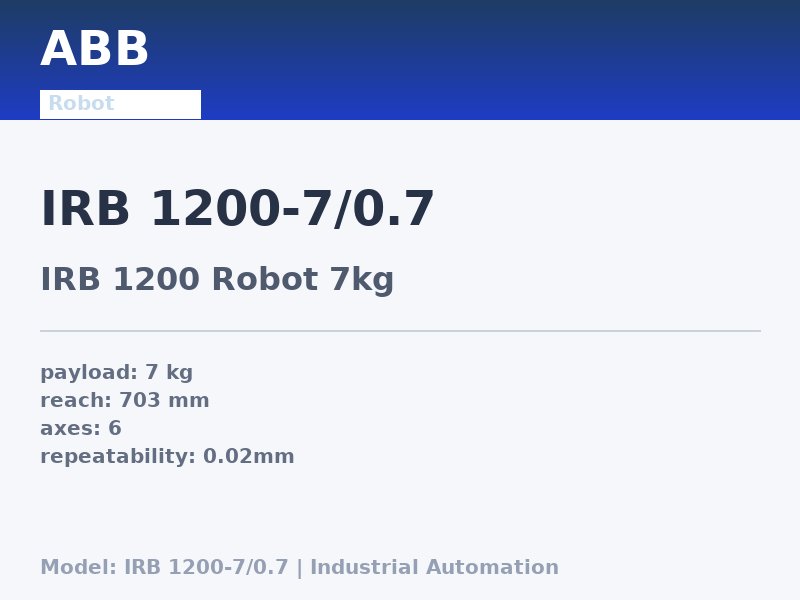 ABB IRB 1200-7/0.7