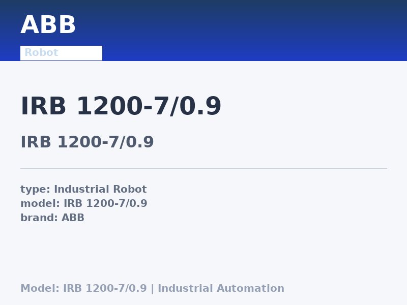 ABB IRB 1200-7/0.9