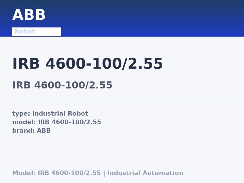 ABB IRB 4600-100/2.55
