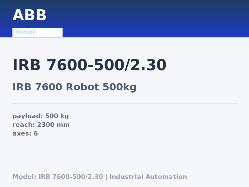 ABB IRB 7600-500/2.30