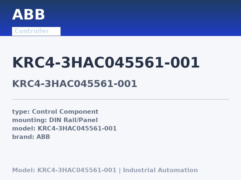 ABB KRC4-3HAC045561-001