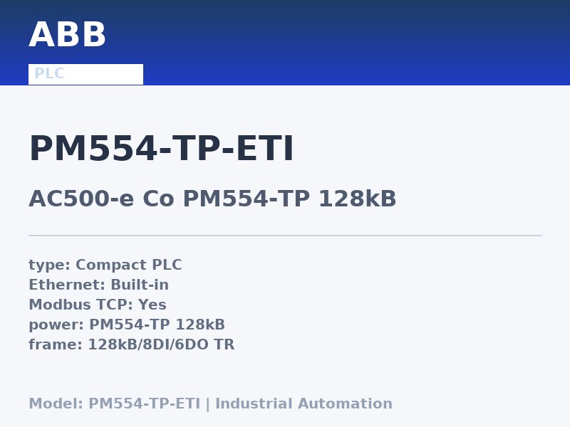 ABB PM554-TP-ETI