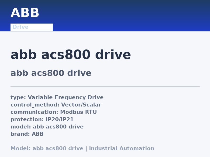 ABB abb acs800 drive