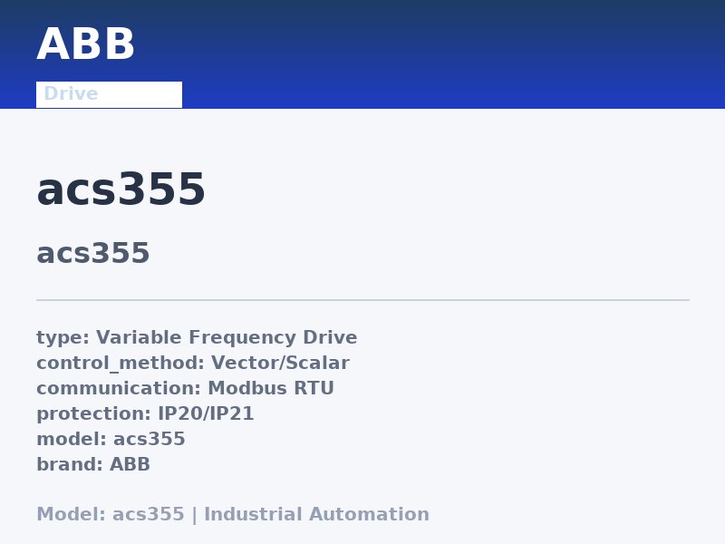 ABB ACS355