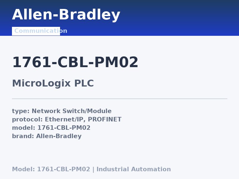 Allen-Bradley 1761-CBL-PM02