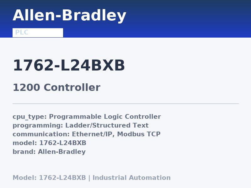 Allen-Bradley 1762-L24BXB