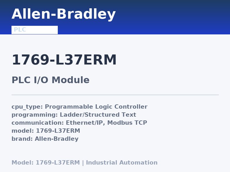 Allen-Bradley 1769-L37ERM