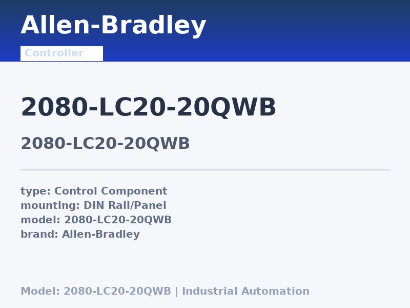 Allen-Bradley 2080-LC20-20QWB