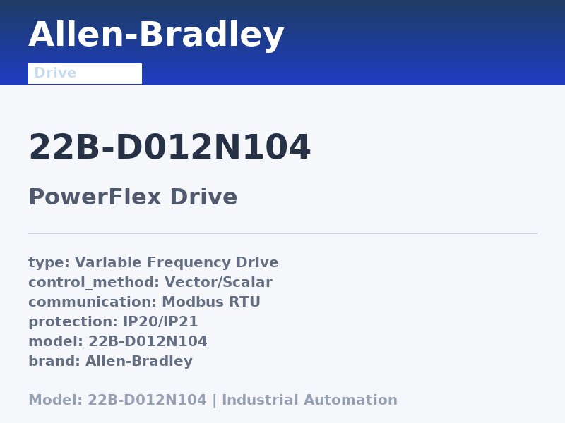 Allen-Bradley 22B-D012N104