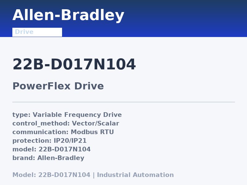 Allen-Bradley 22B-D017N104