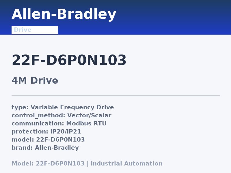 Allen-Bradley 22F-D6P0N103