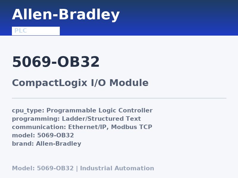 Allen-Bradley 5069-OB32