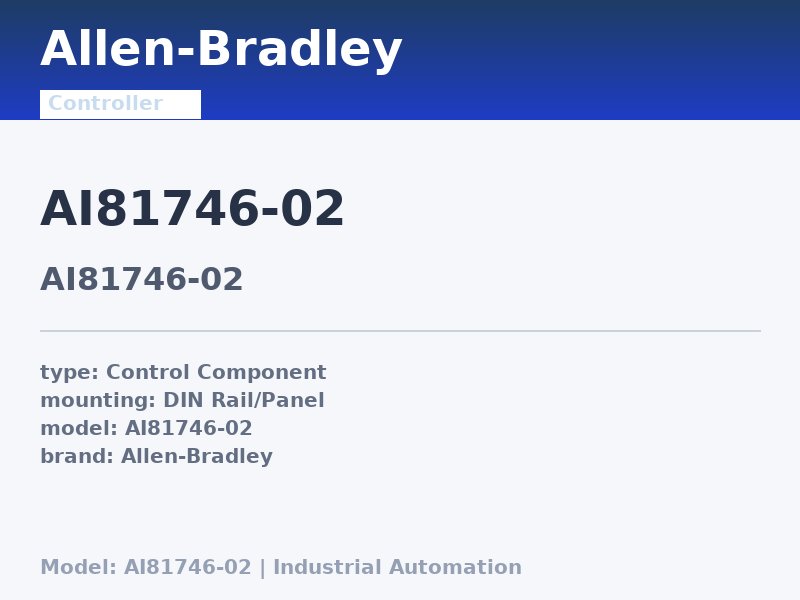 Allen-Bradley AI81746-02