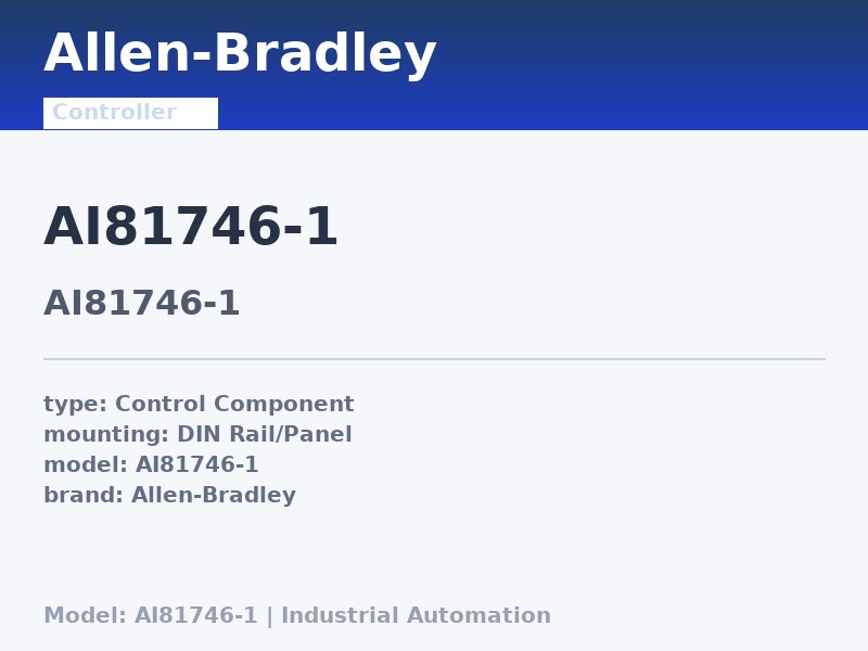 Allen-Bradley AI81746-1