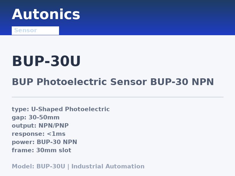 Autonics BUP-30U