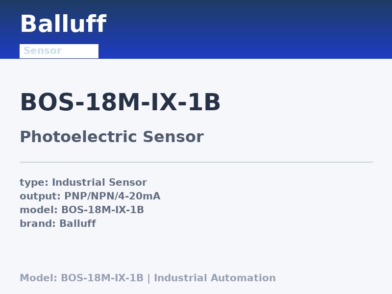 Balluff BOS-18M-IX-1B