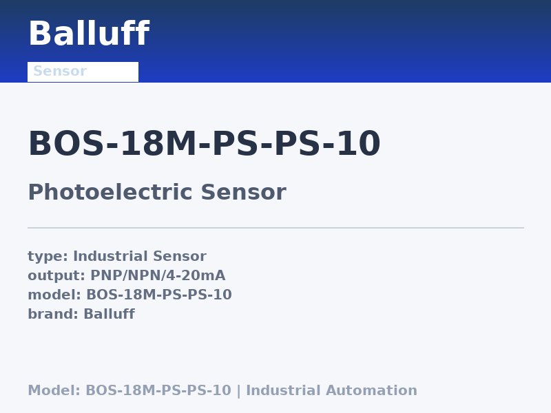 Balluff BOS-18M-PS-PS-10