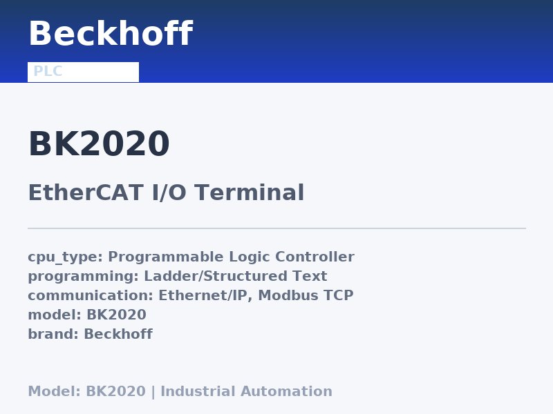 Beckhoff BK2020