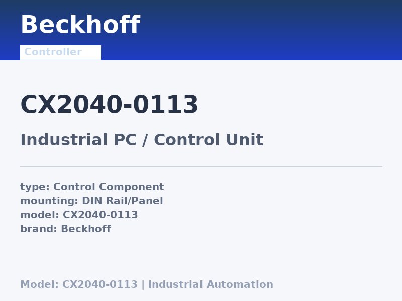 Beckhoff CX2040-0113