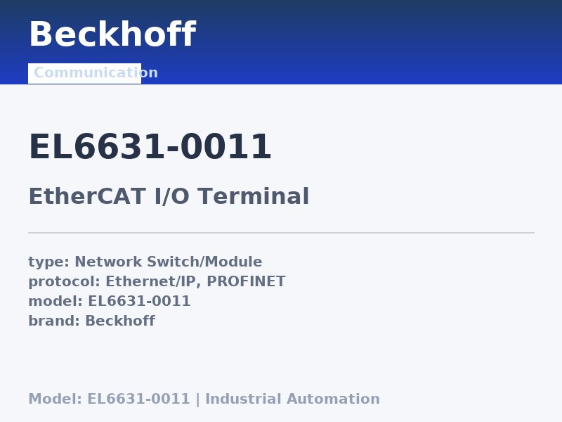 Beckhoff EL6631-0011