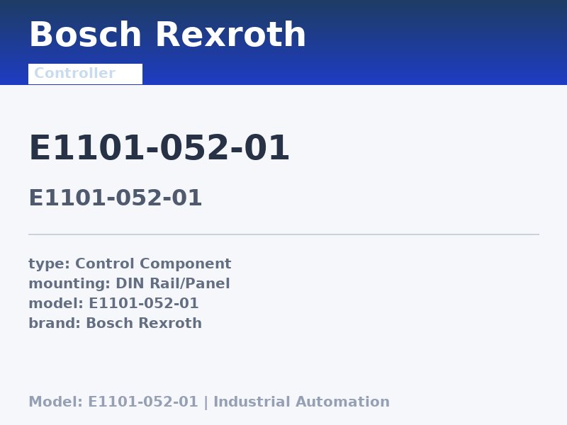 Bosch Rexroth E1101-052-01