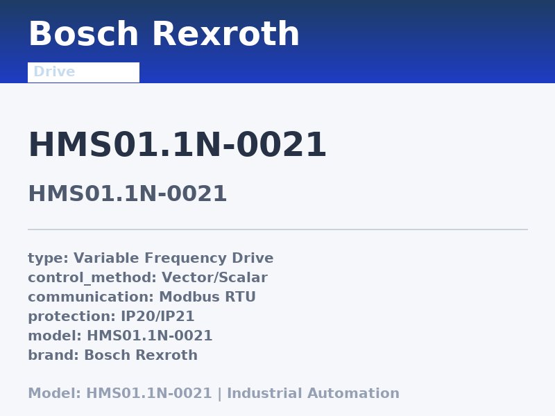 Bosch Rexroth HMS01.1N-0021