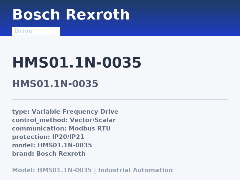 Bosch Rexroth HMS01.1N-0035