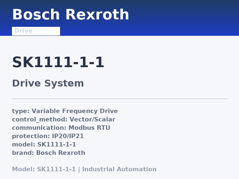 Bosch Rexroth SK1111-1-1