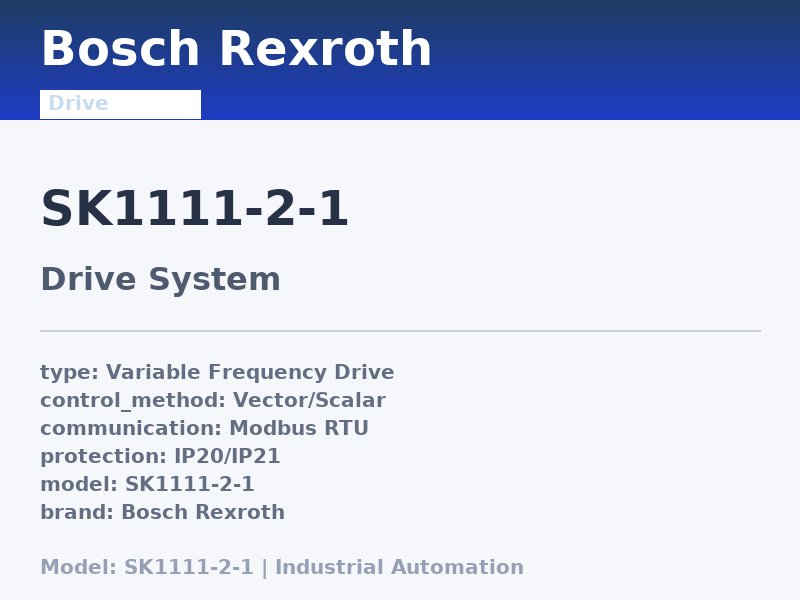 Bosch Rexroth SK1111-2-1