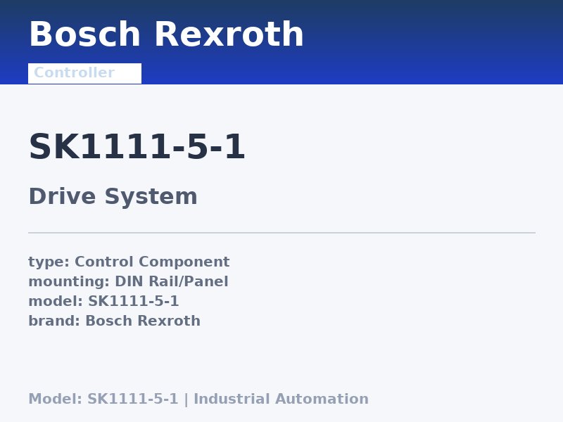 Bosch Rexroth SK1111-5-1