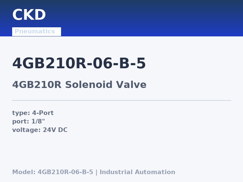 CKD 4GB210R-06-B-5