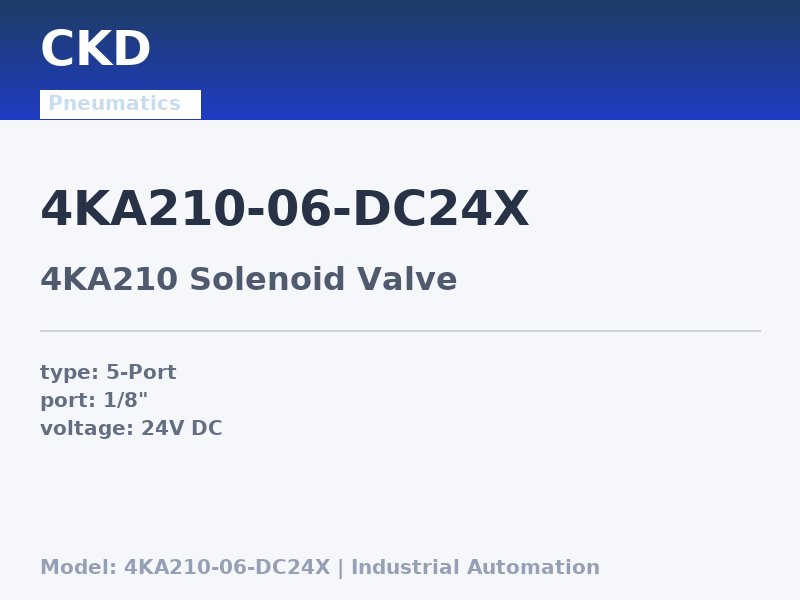 CKD 4KA210-06-DC24X