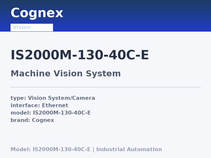 Cognex IS2000M-130-40C-E