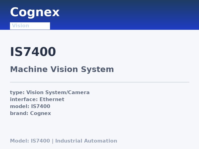 Cognex IS7400