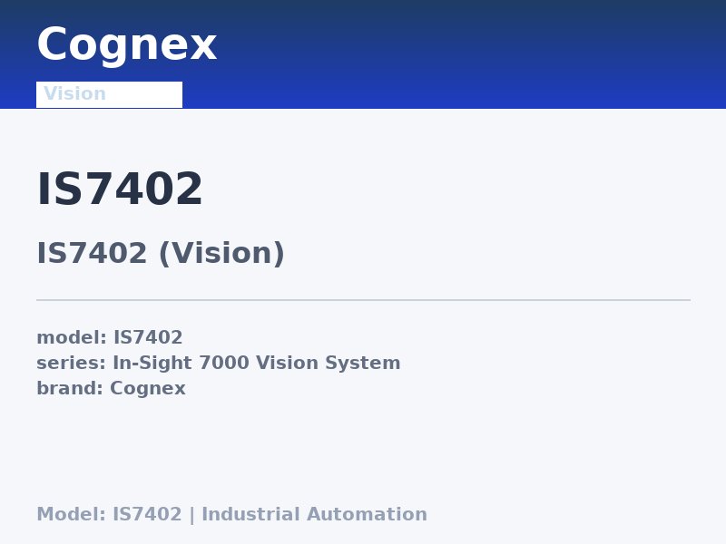 Cognex IS7402