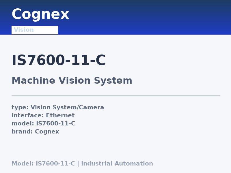 Cognex IS7600-11-C