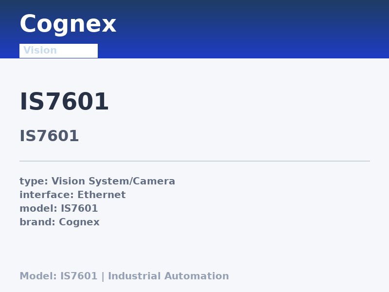 Cognex IS7601