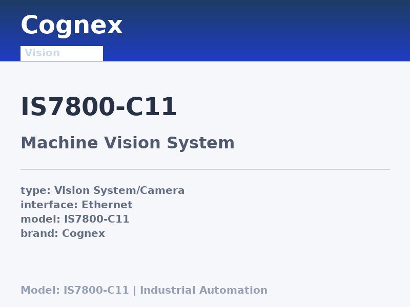 Cognex IS7800-C11