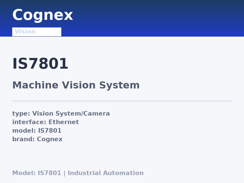 Cognex IS7801